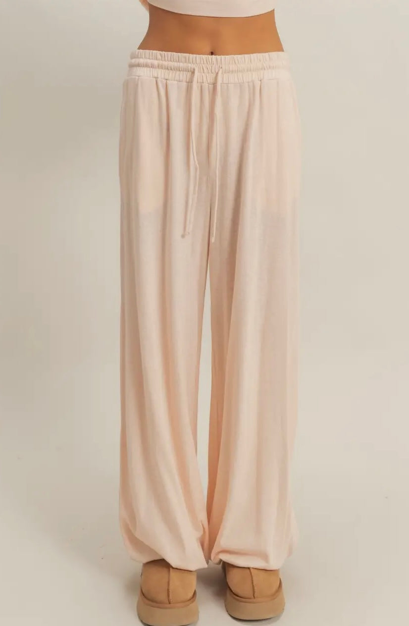 The Boyfriend Pants in Blush Pink