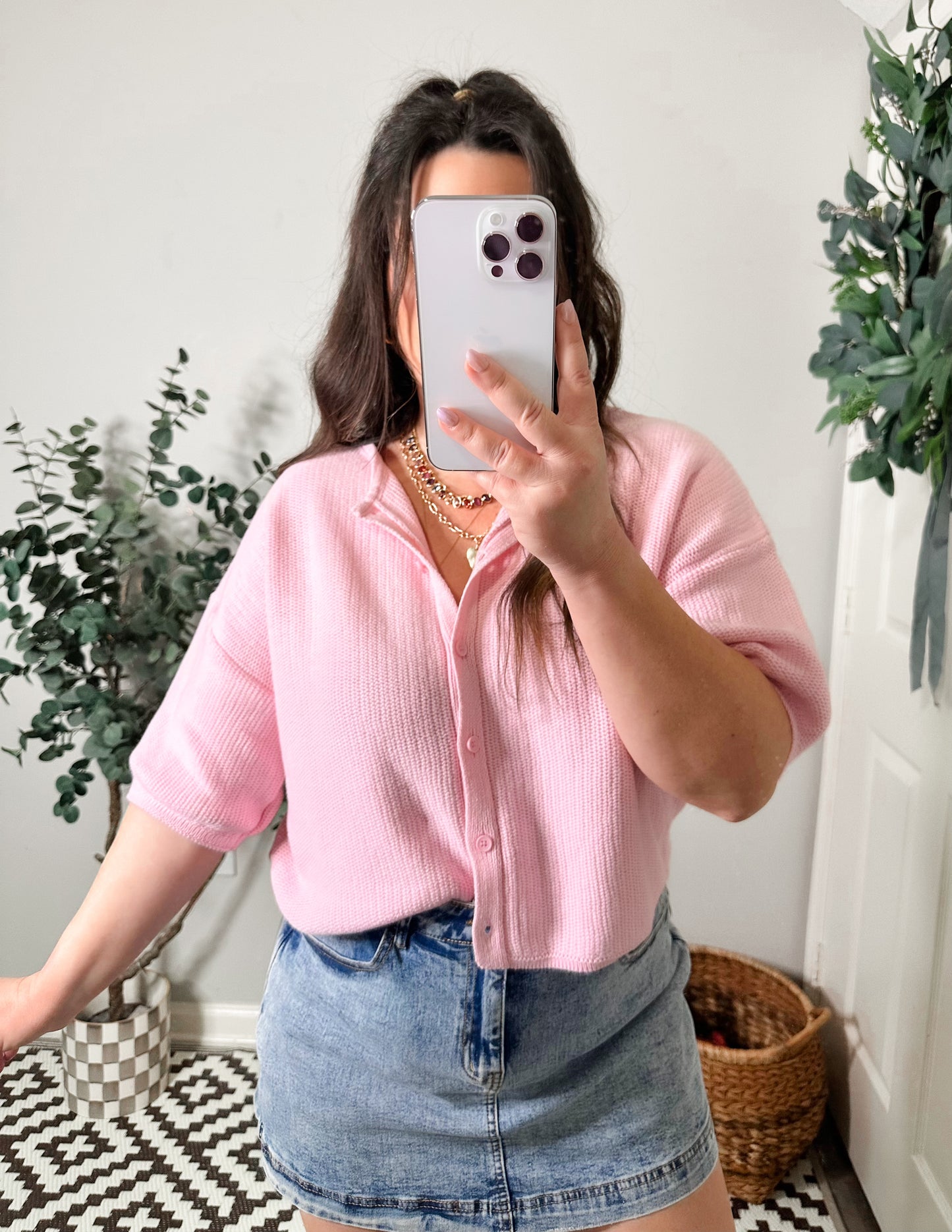 Perfectly Pink Cardi