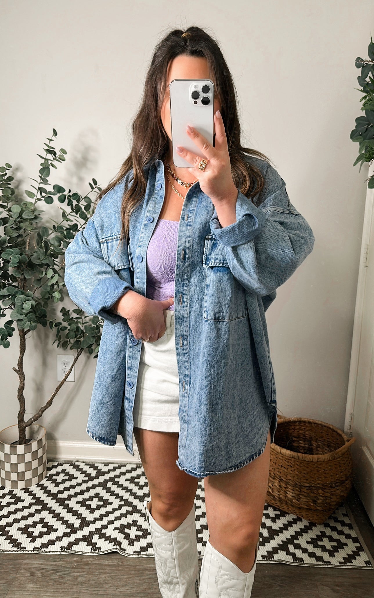 90’s Original Denim Shacket