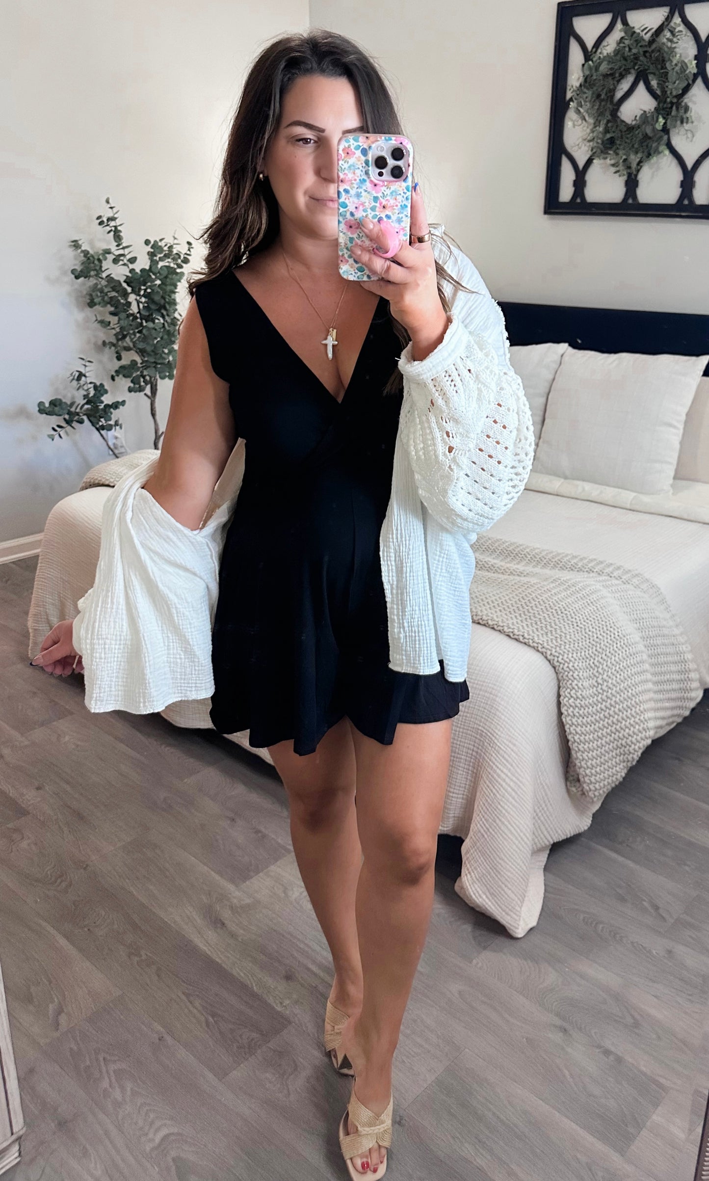 Soft Serenity Romper in Black