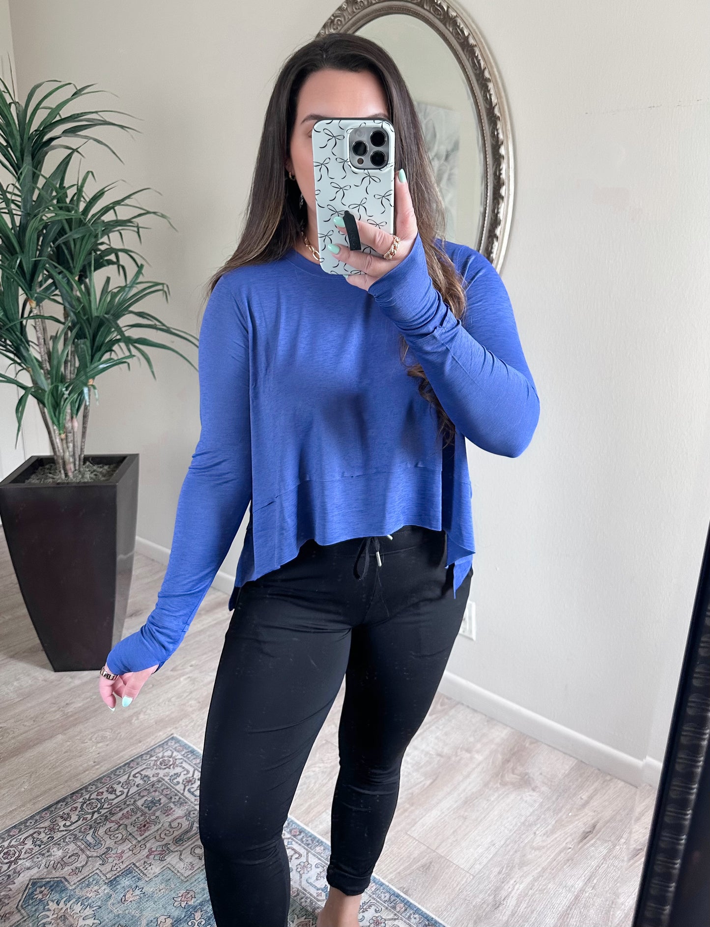 Shark Bite Long Sleeve in Marlin Blue