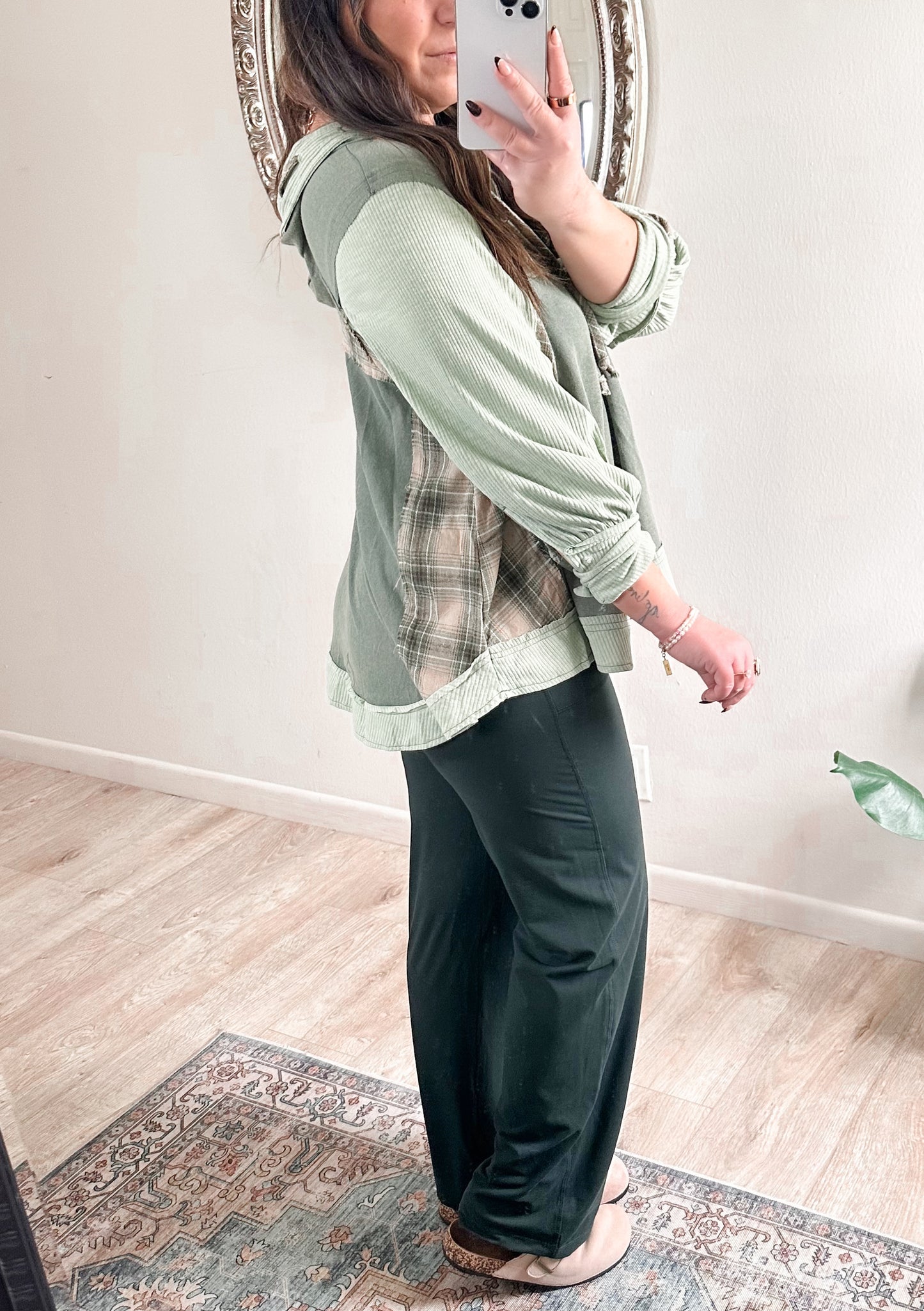 Plaid & Pine Pullover