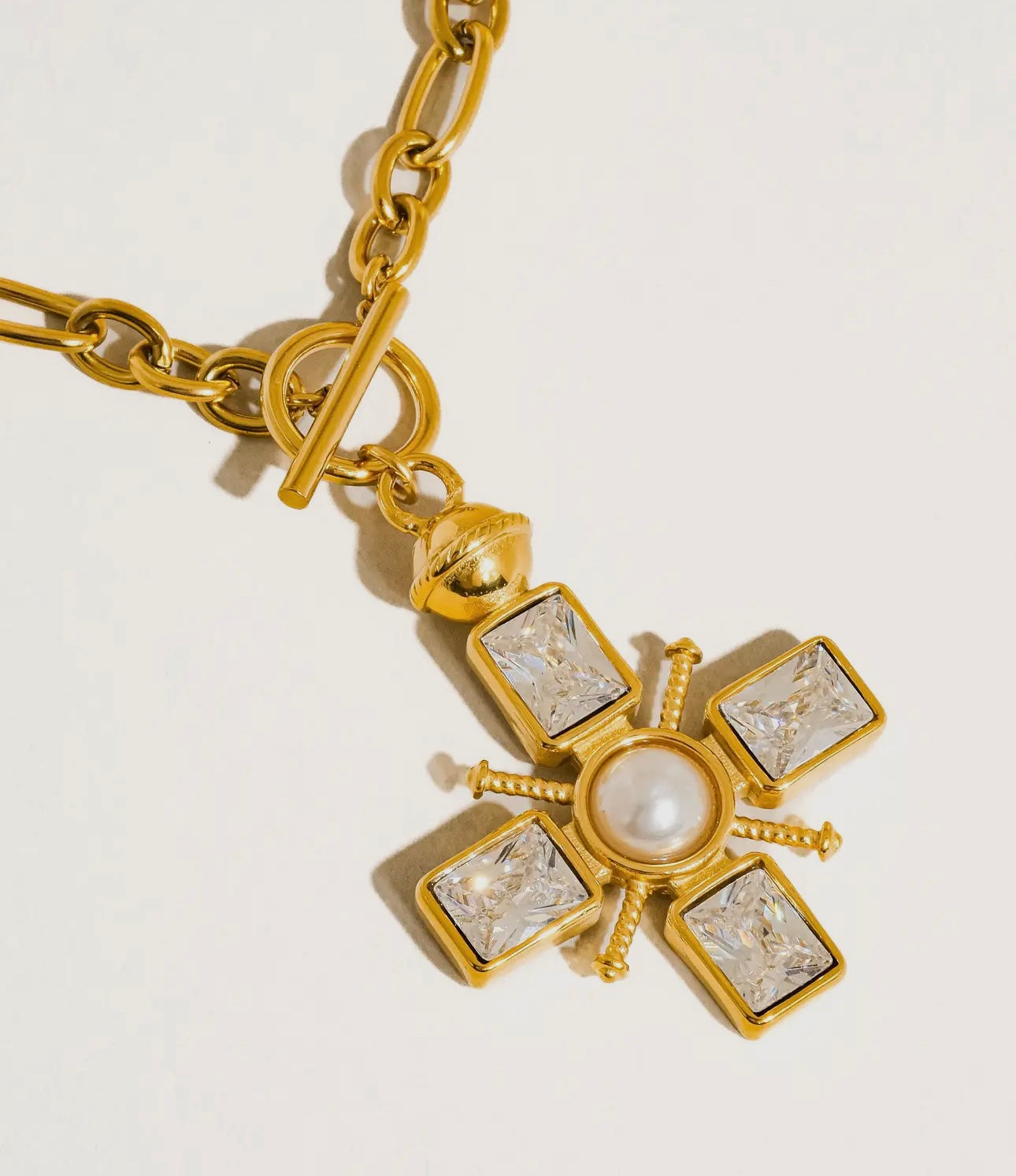Aurora Cross Necklace