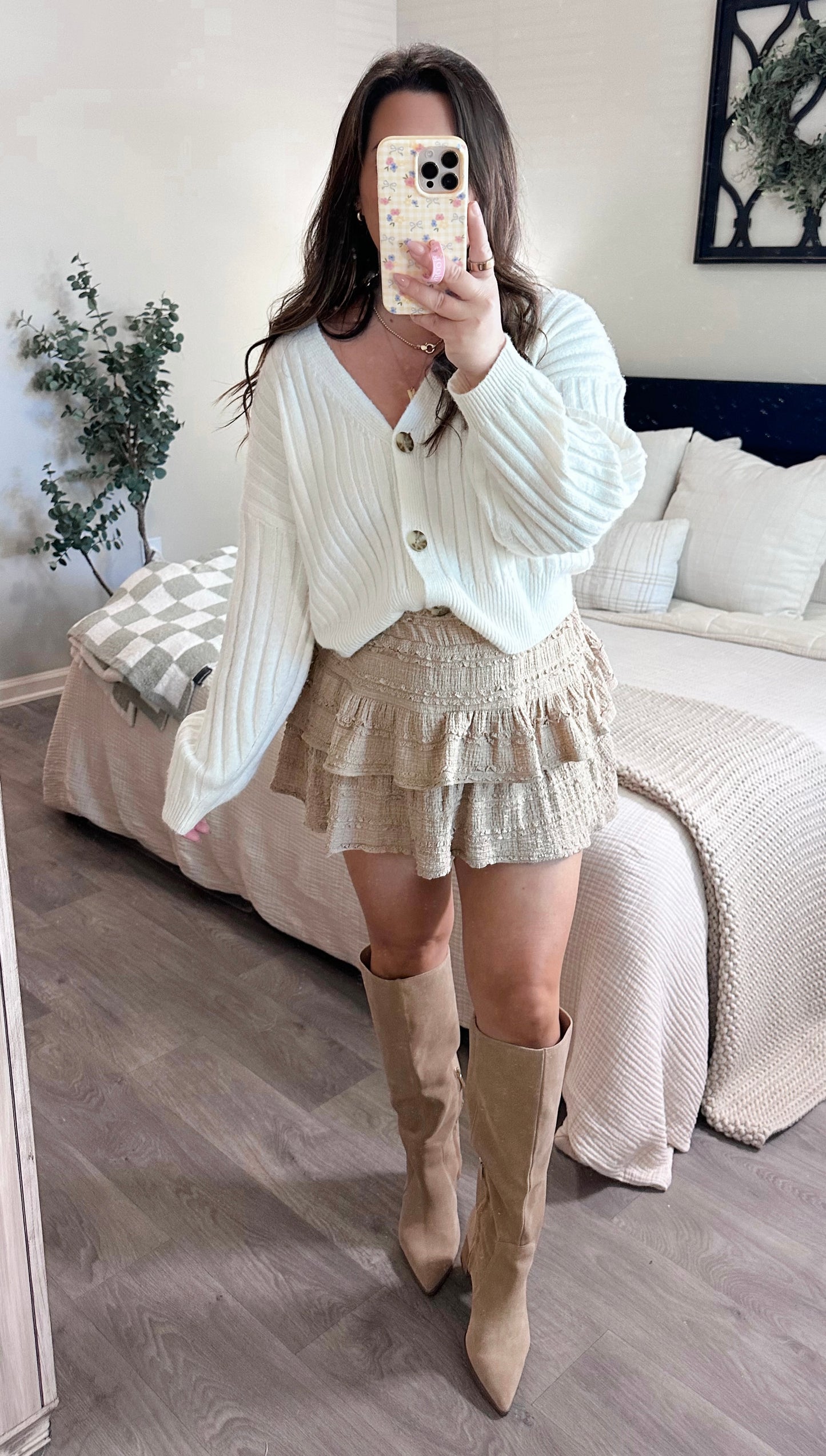 Beige Belle Skort