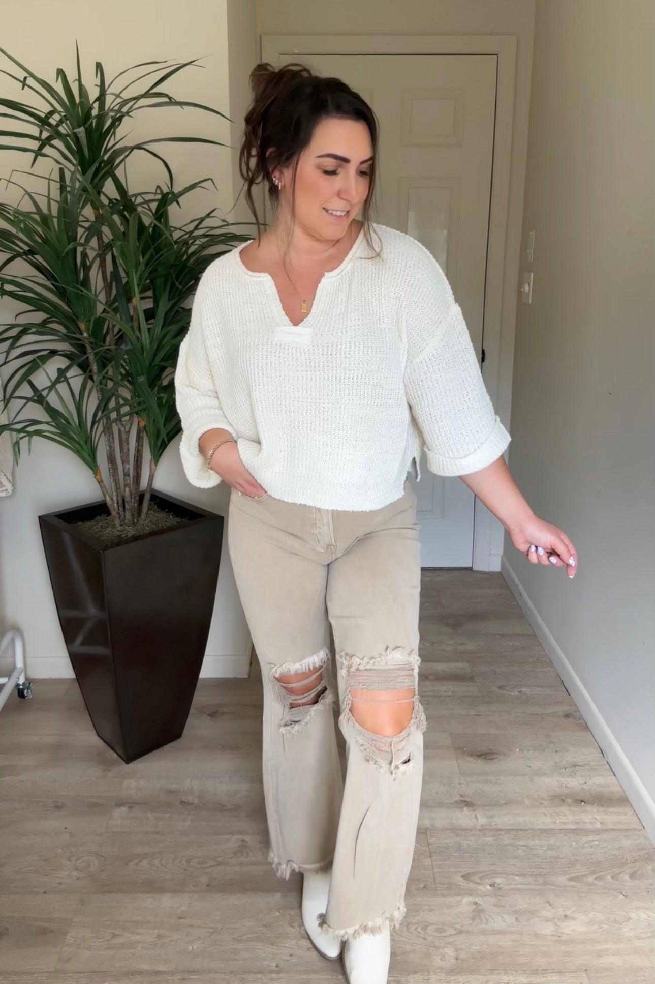 Desert Sands Distressed Pants