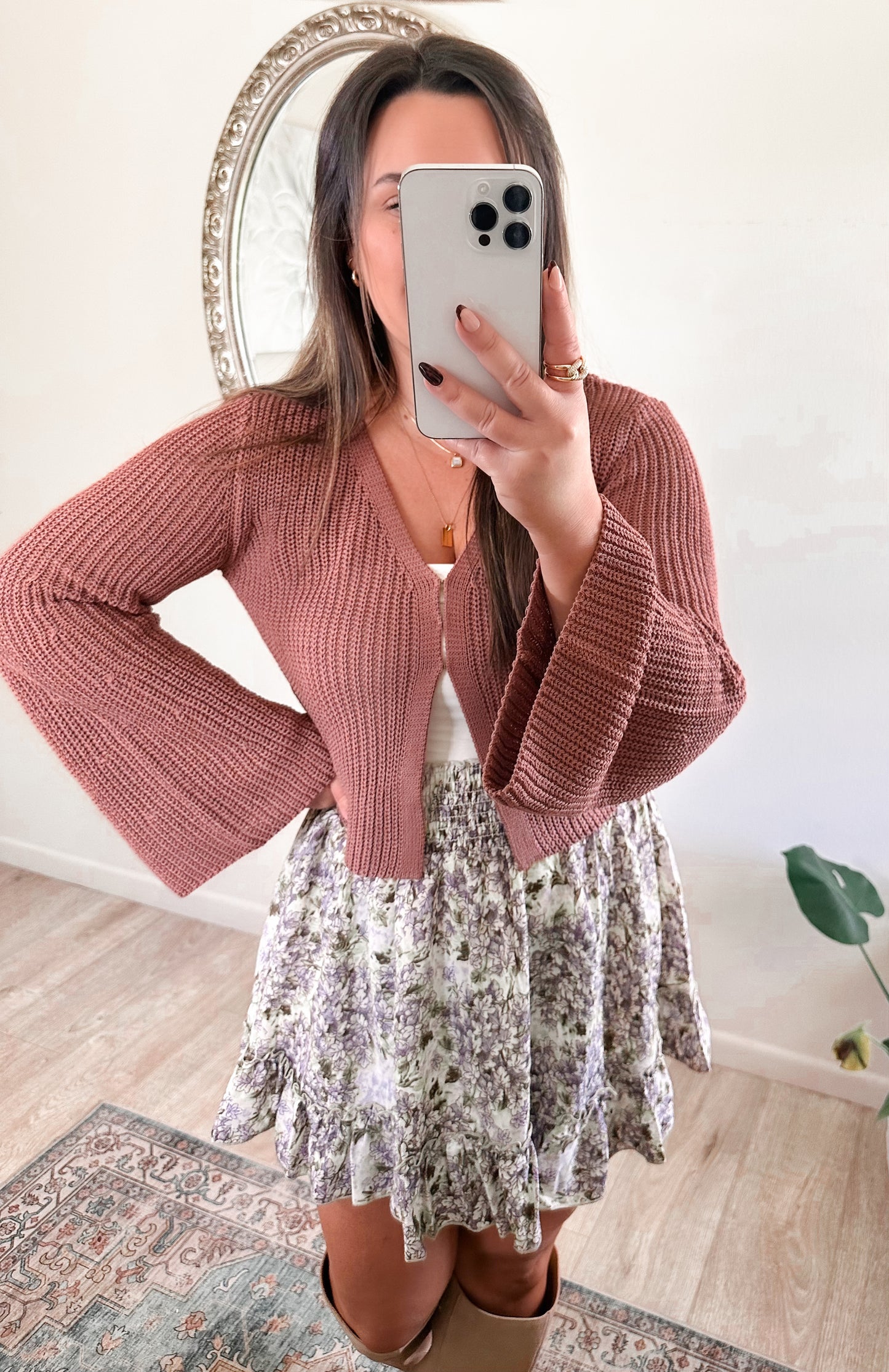 Moonlit Moments Top in Mauve