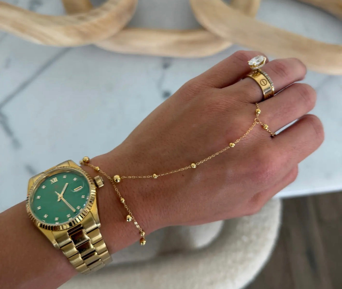 Golden Hour Hand Chain