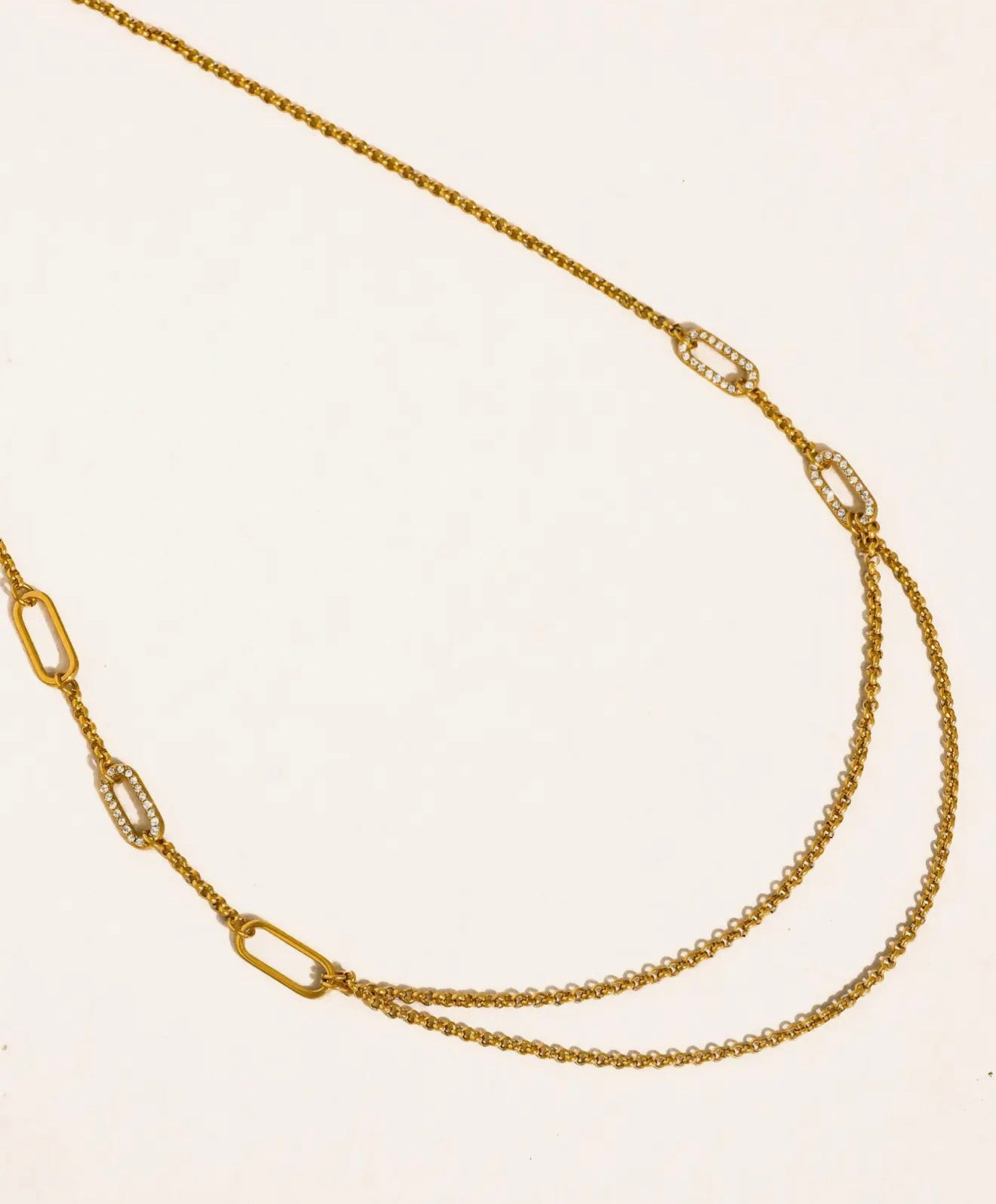 Links in Layers Necklace