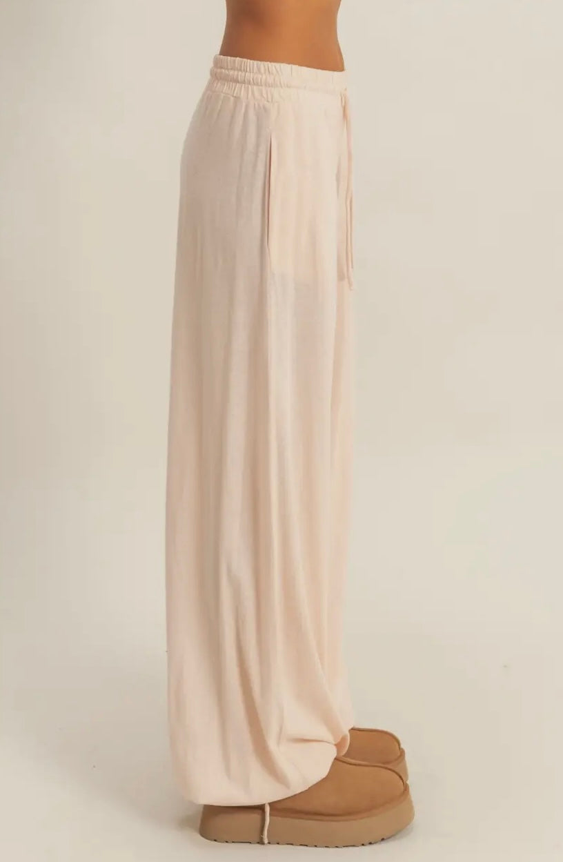 The Boyfriend Pants in Blush Pink