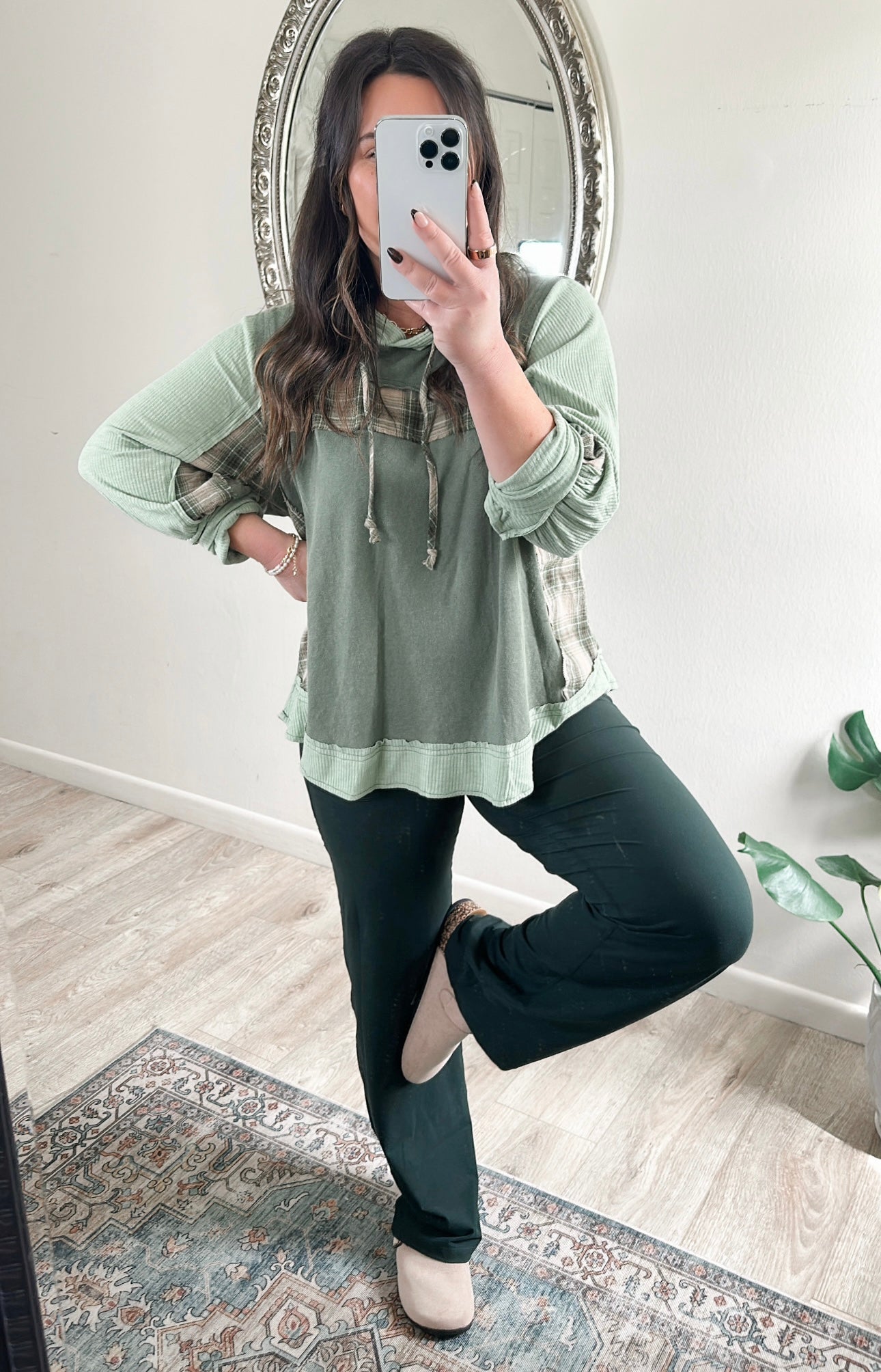 Plaid & Pine Pullover