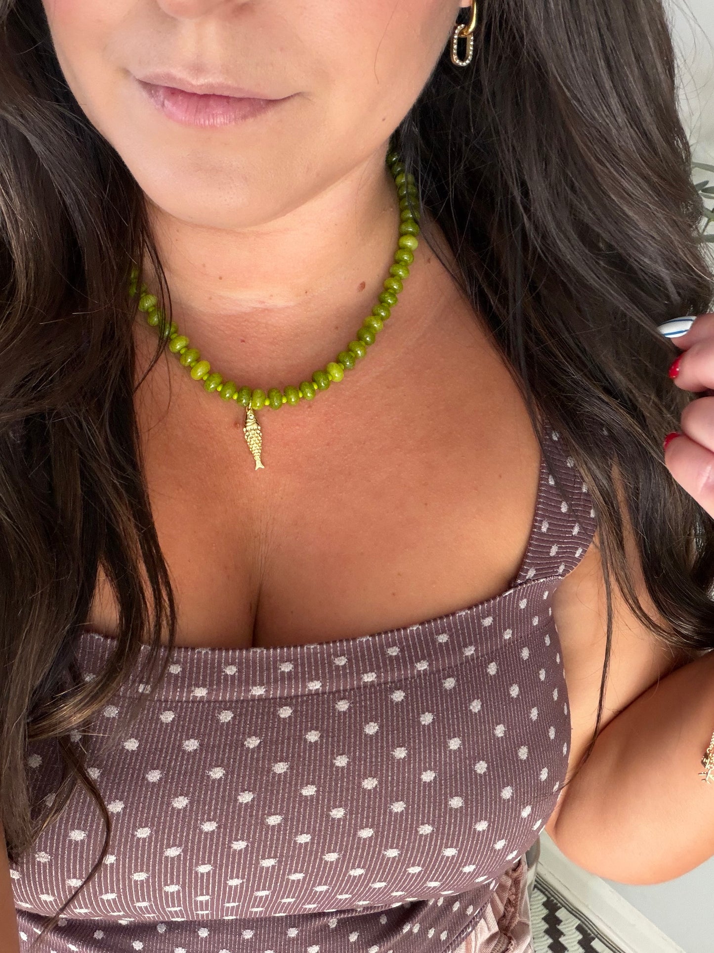 Olive Tide Necklace