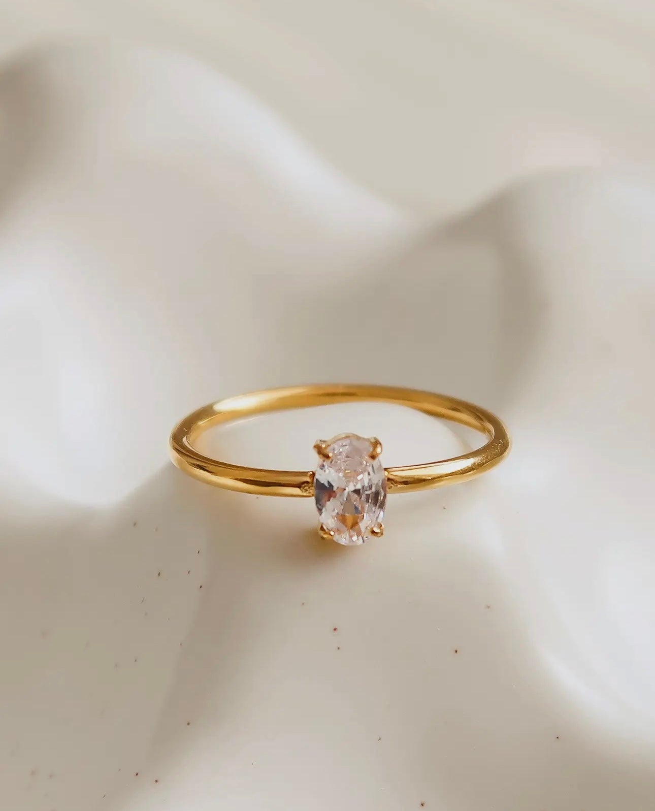 Marigold Dainty Diamond Ring