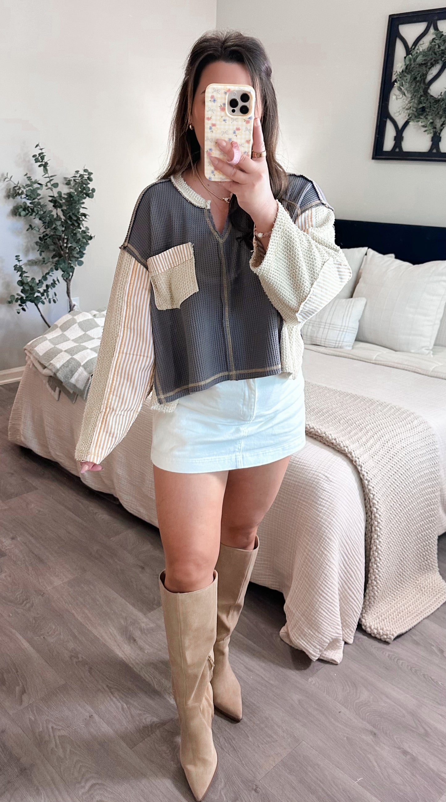 Rory Pullover in Earl Grey