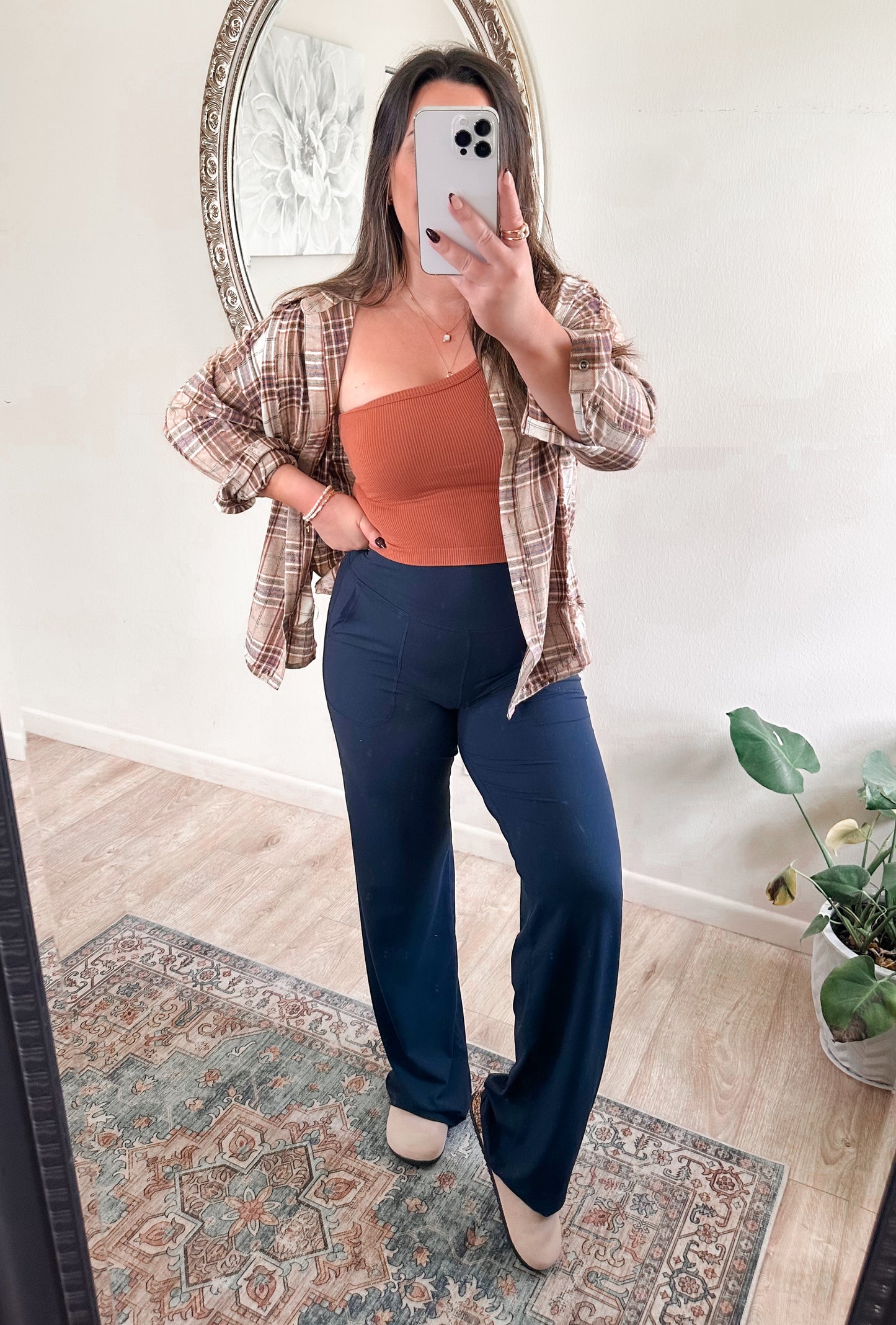 Solo Strap Tank in Terracotta