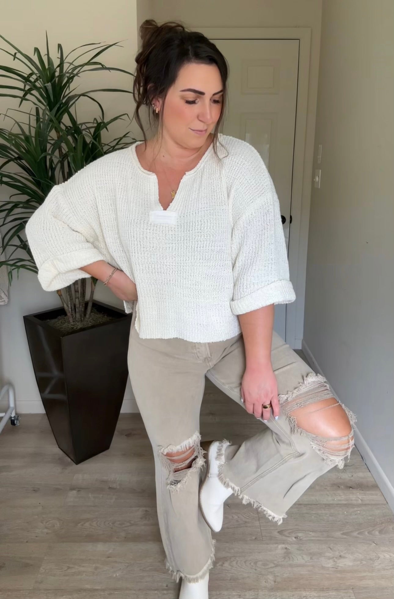 Desert Sands Distressed Pants