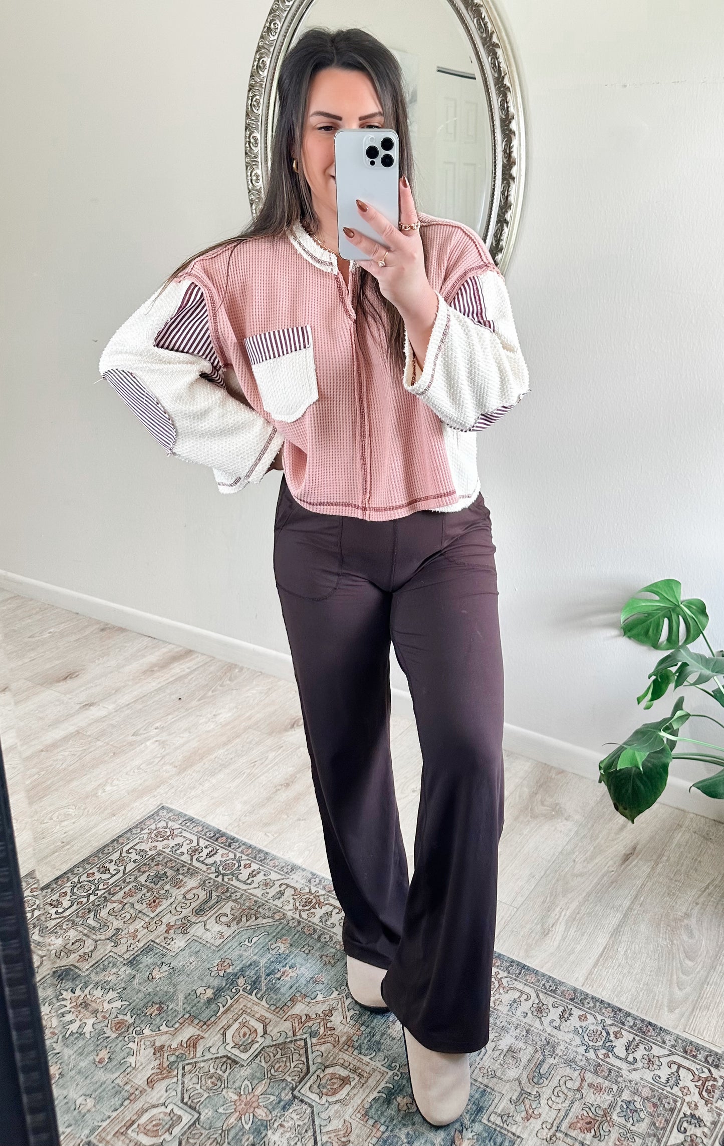 Rory Pullover in Berries & Cream