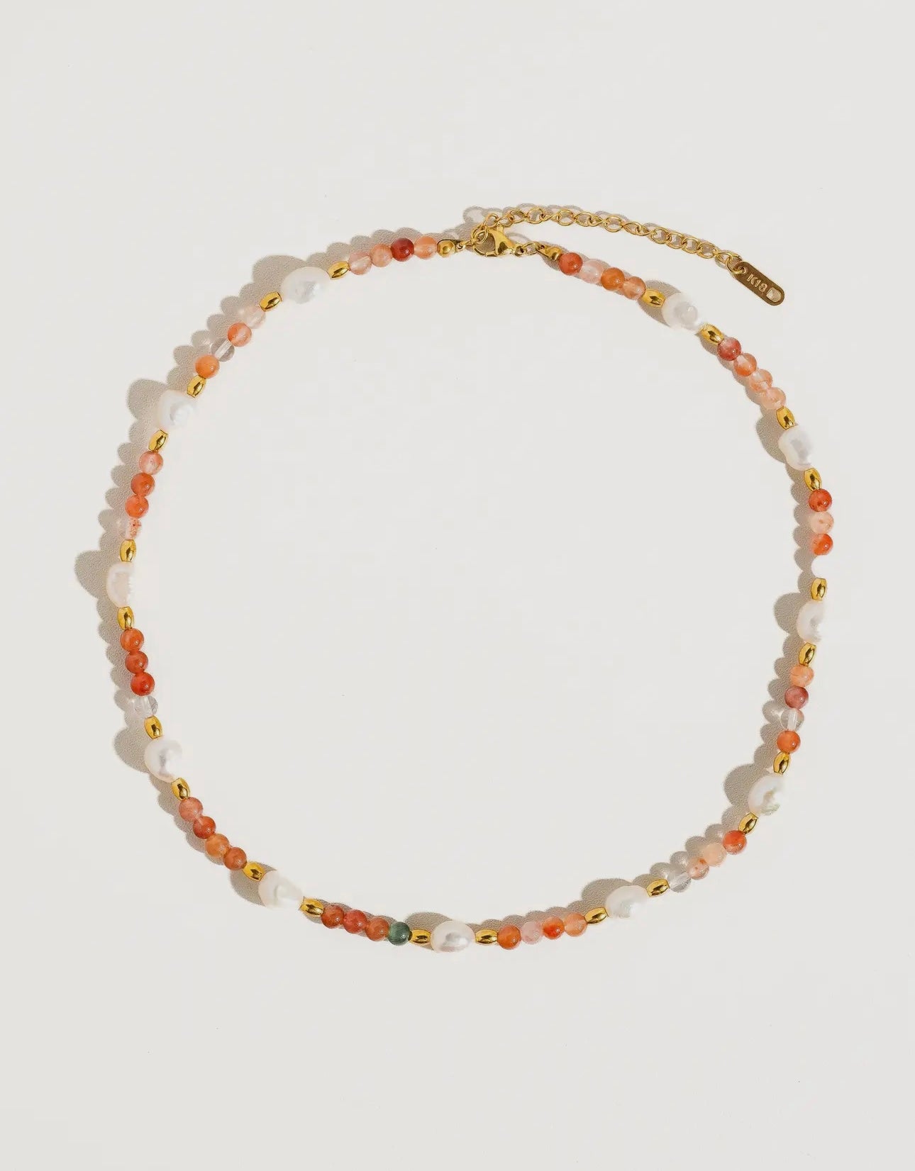 Rose Pearl Shoreline Necklace