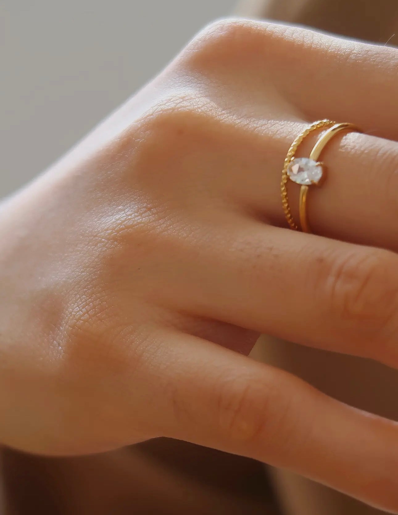 Marigold Dainty Diamond Ring