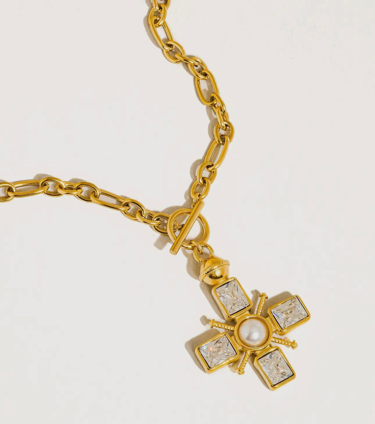 Aurora Cross Necklace
