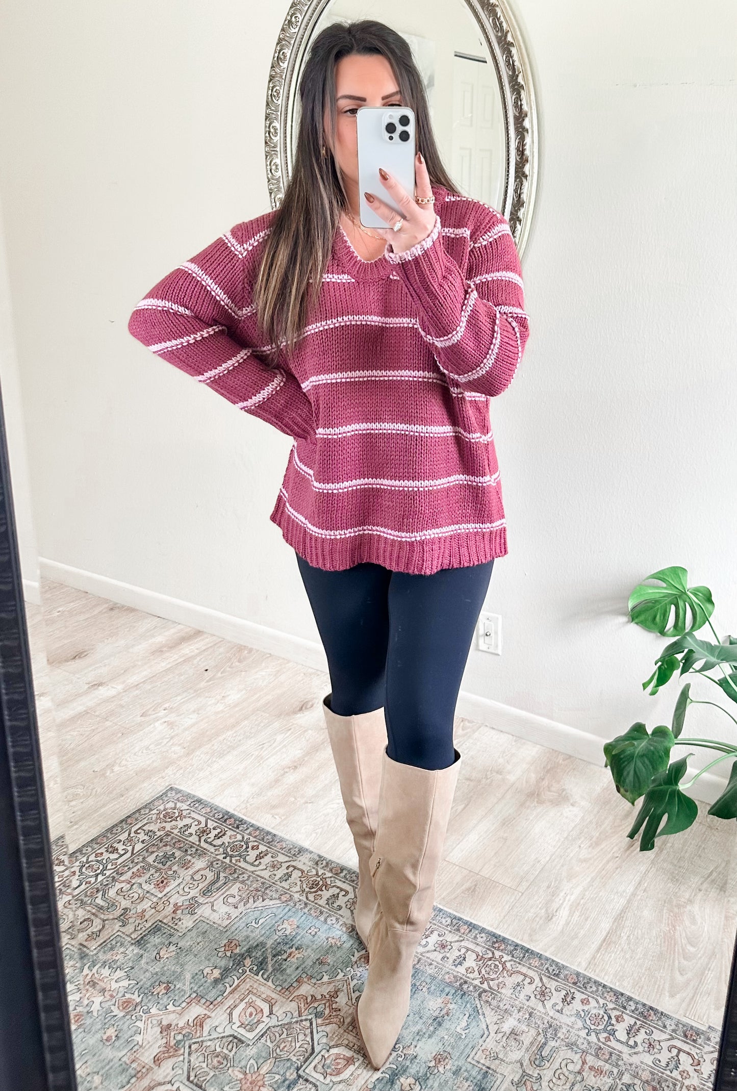 Strawberry Swirl Sweater