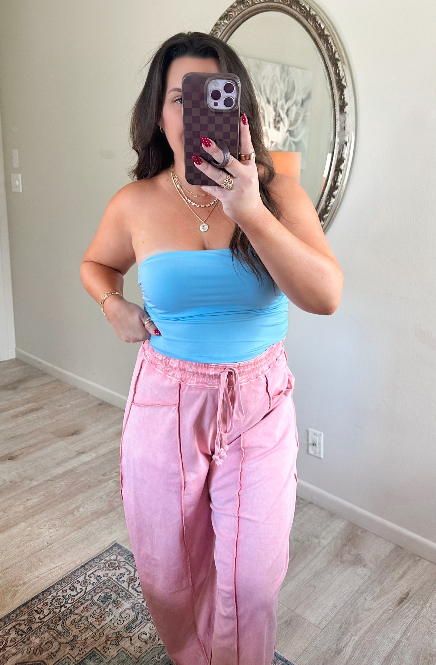 Timeless Tube Top in Powder Blue