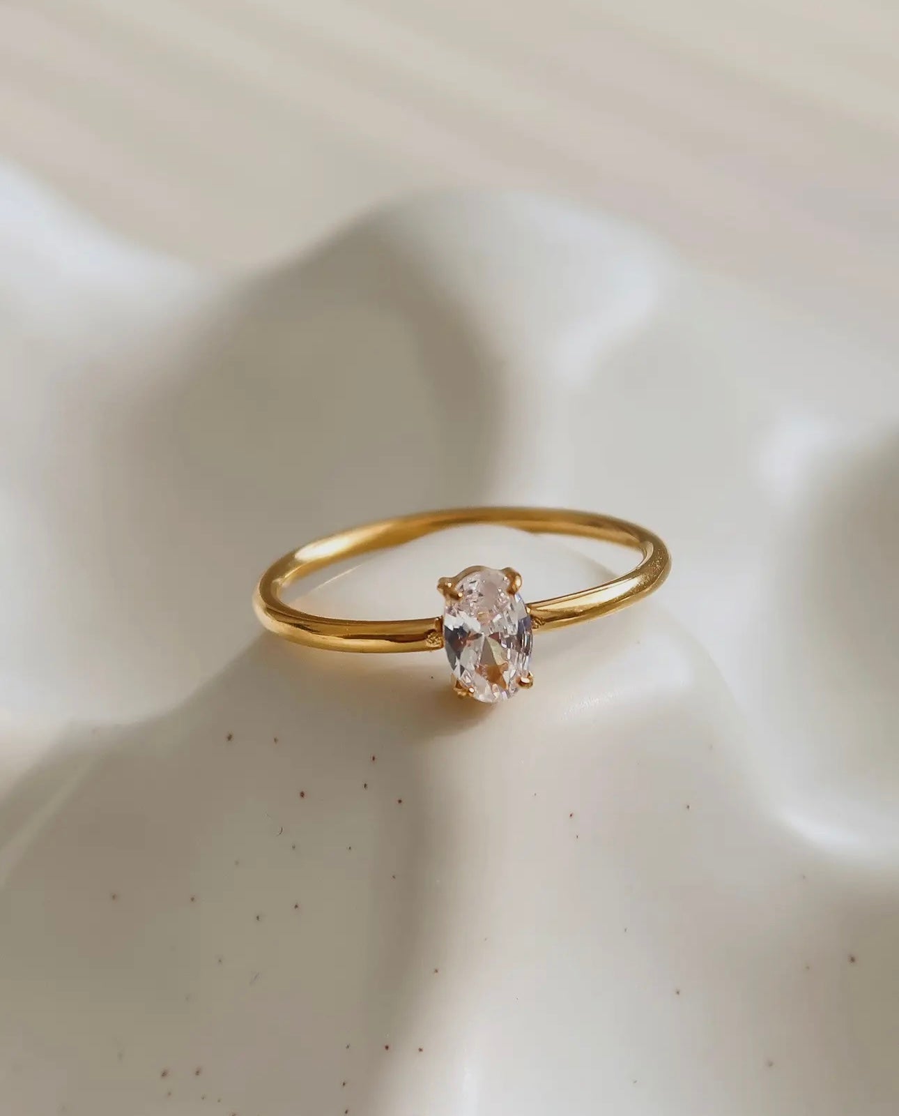 Marigold Dainty Diamond Ring