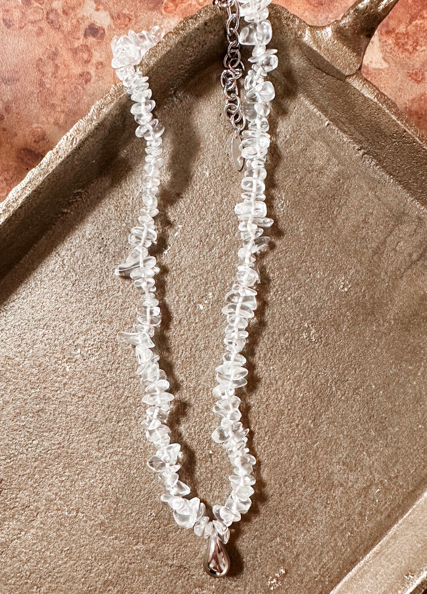 Crystal Teardrop Necklace
