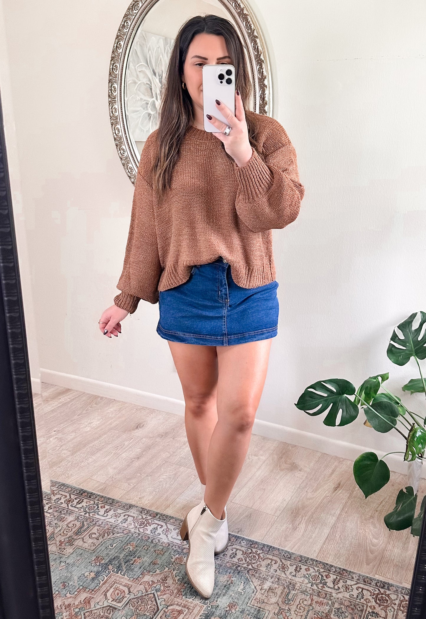 Sunday Stroll Sweater in Chestnut