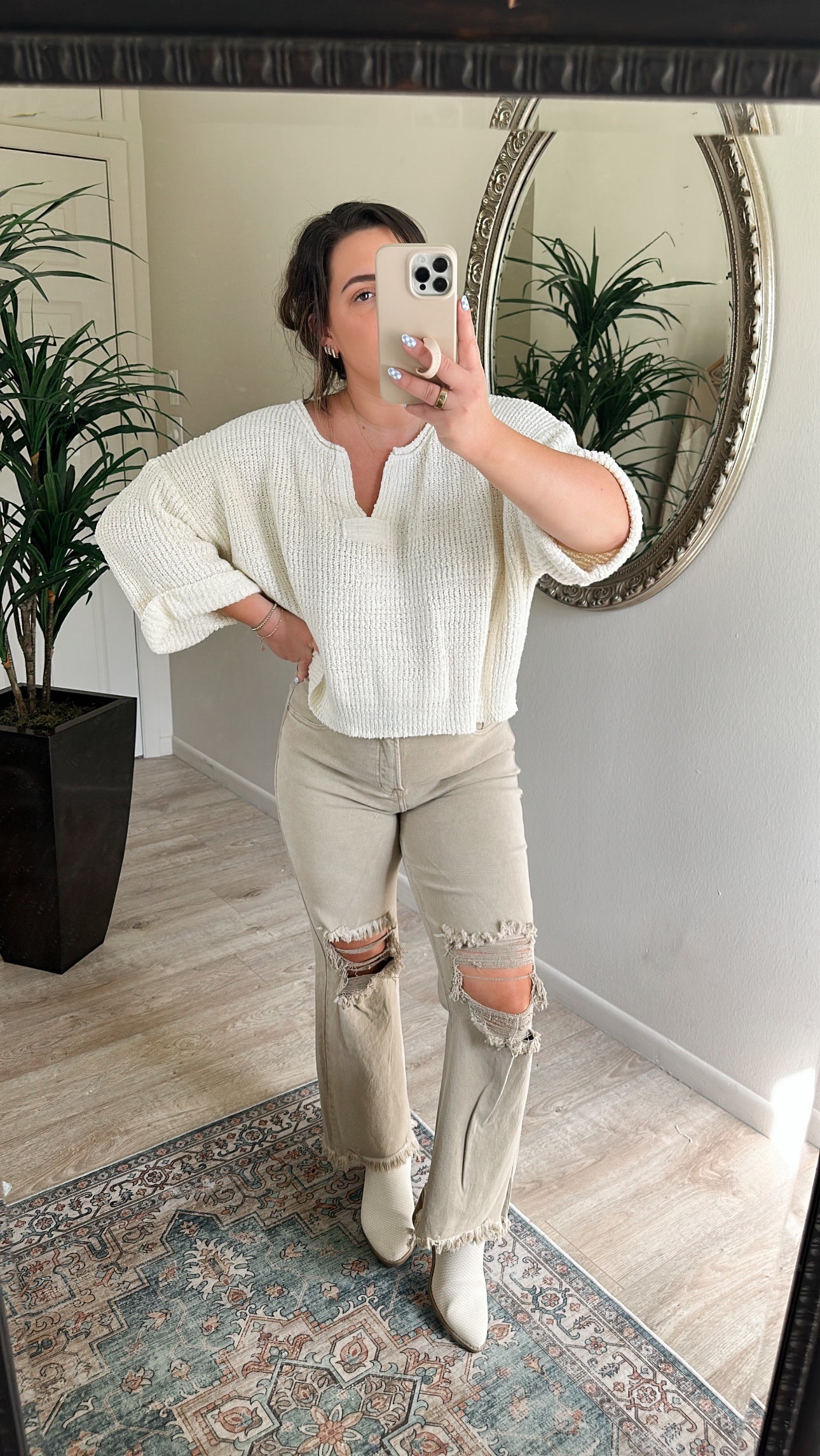 Desert Sands Distressed Pants