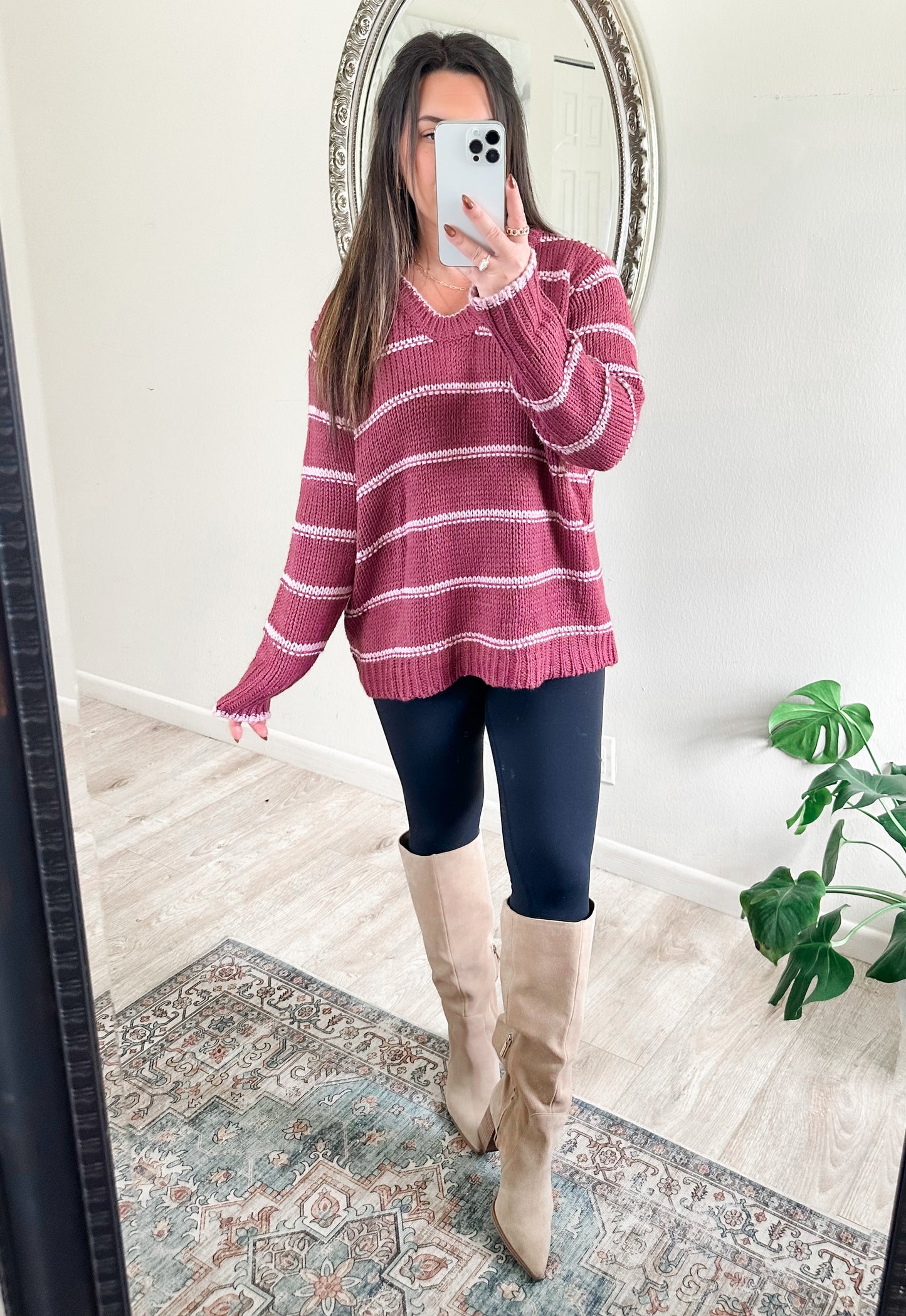 Strawberry Swirl Sweater