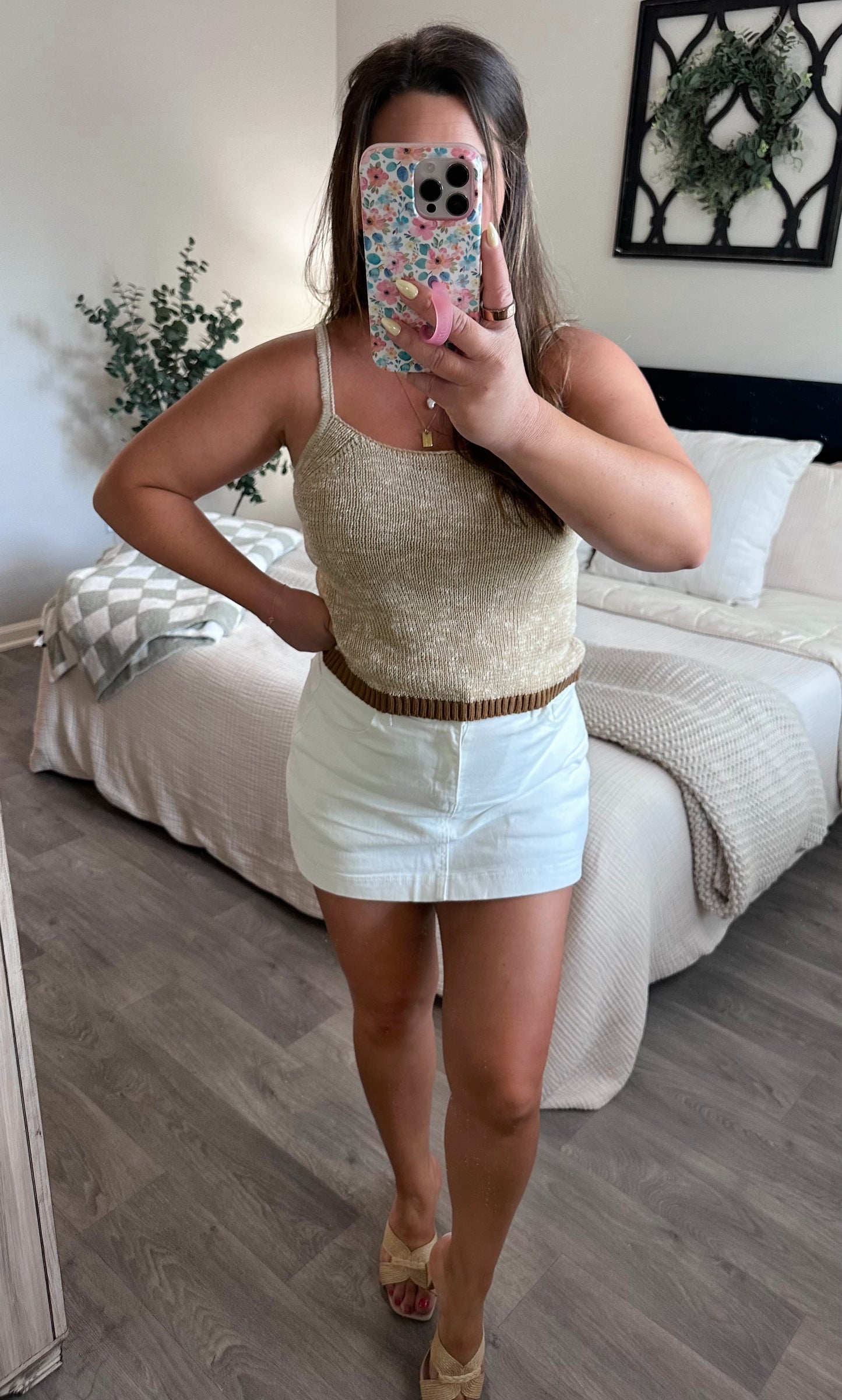Dune Deck Tank in Tan/Brown