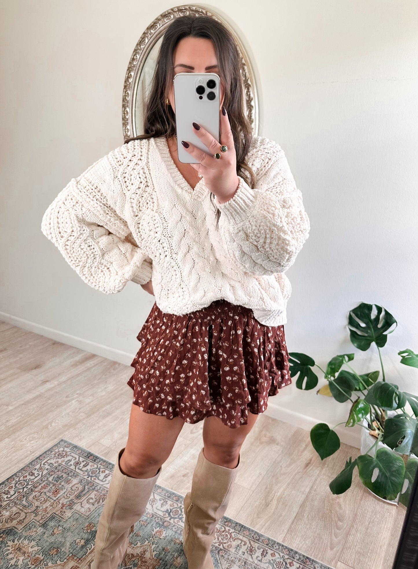 The Willow Sweater in Cream