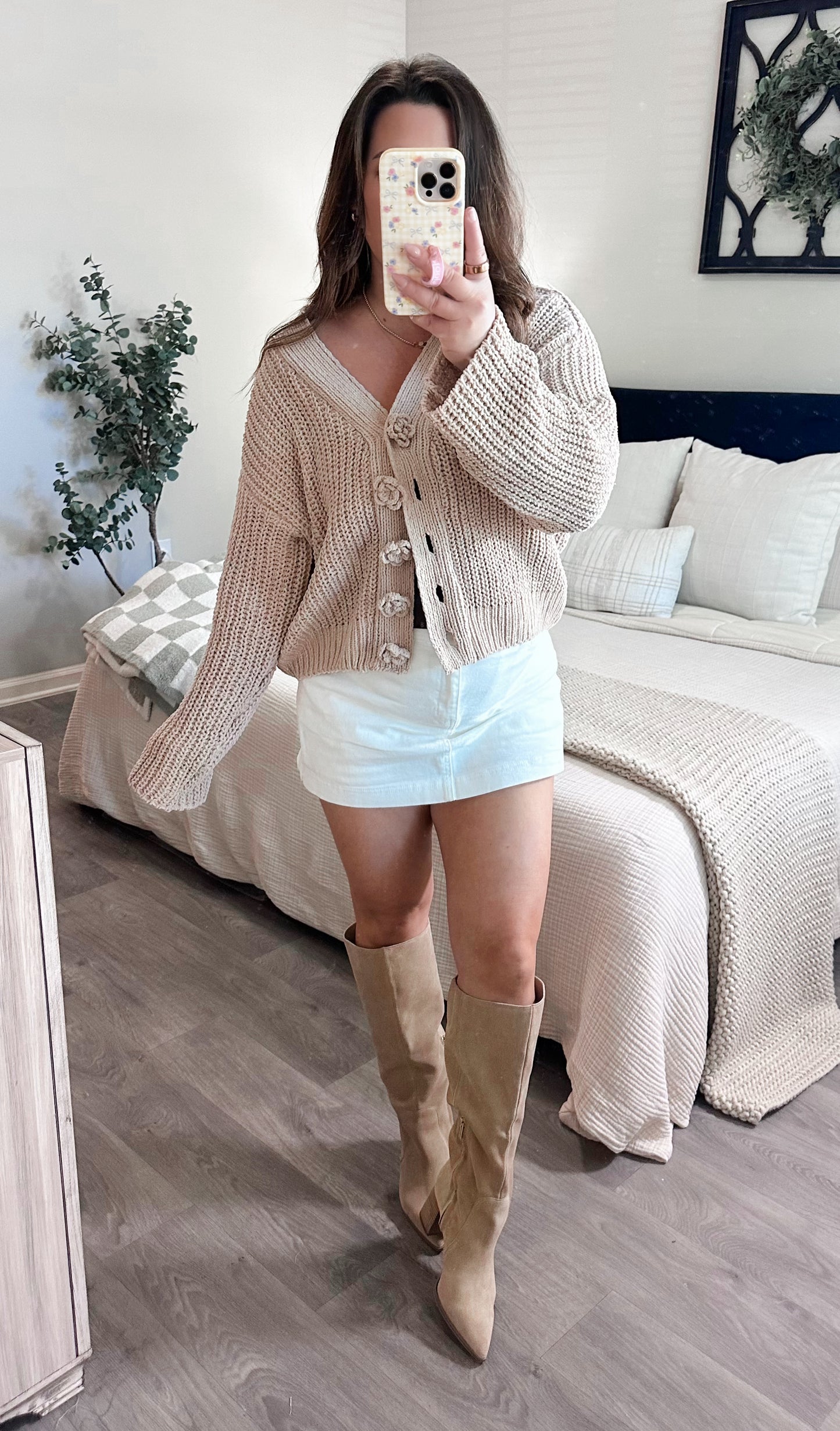 Emily Cardigan in Taupe