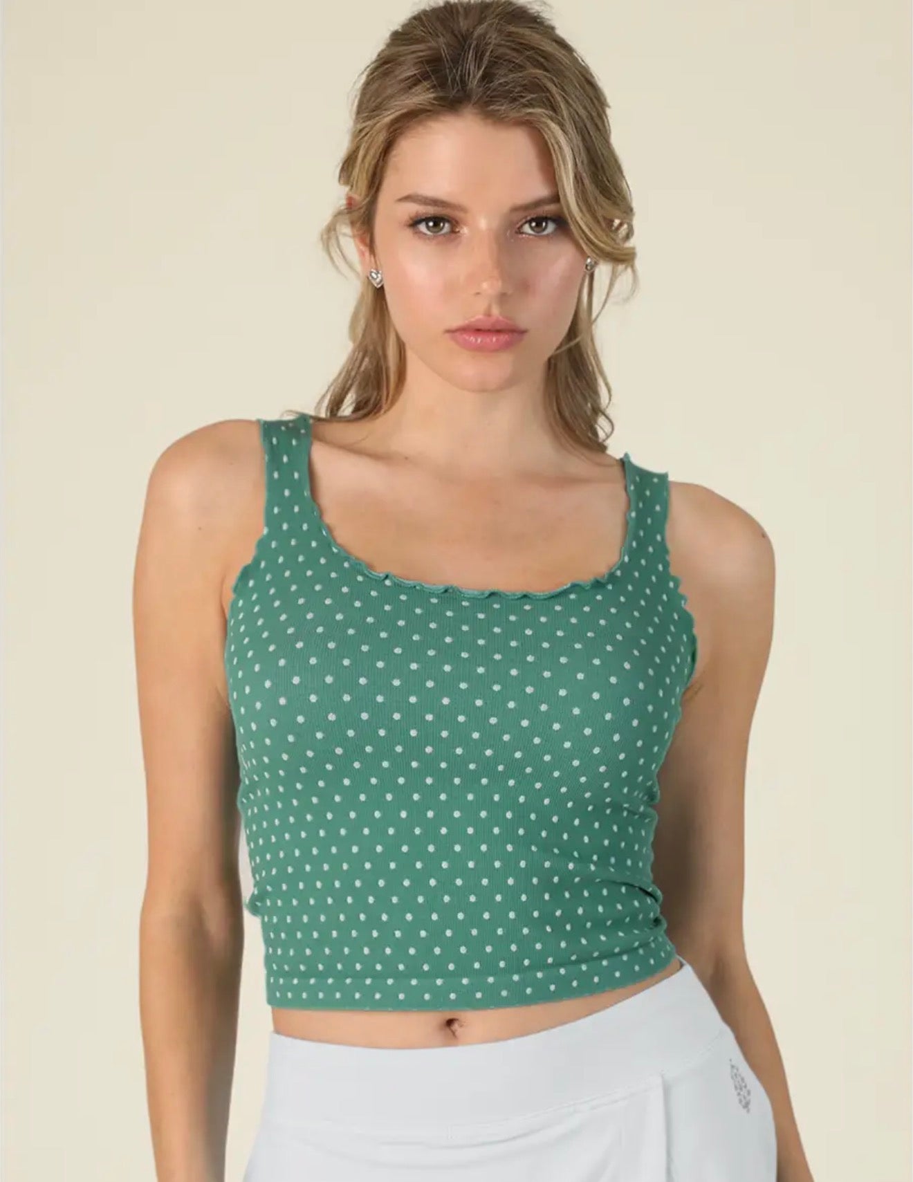 Signature Dottie Tank in Teal