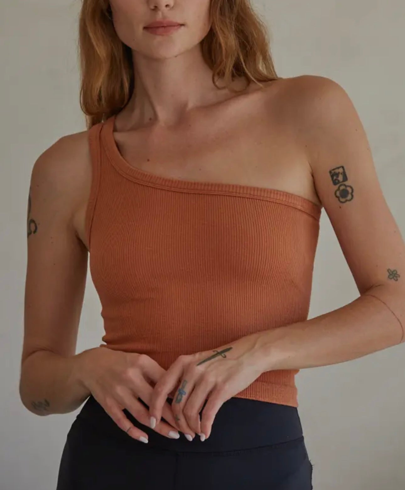 Solo Strap Tank in Terracotta
