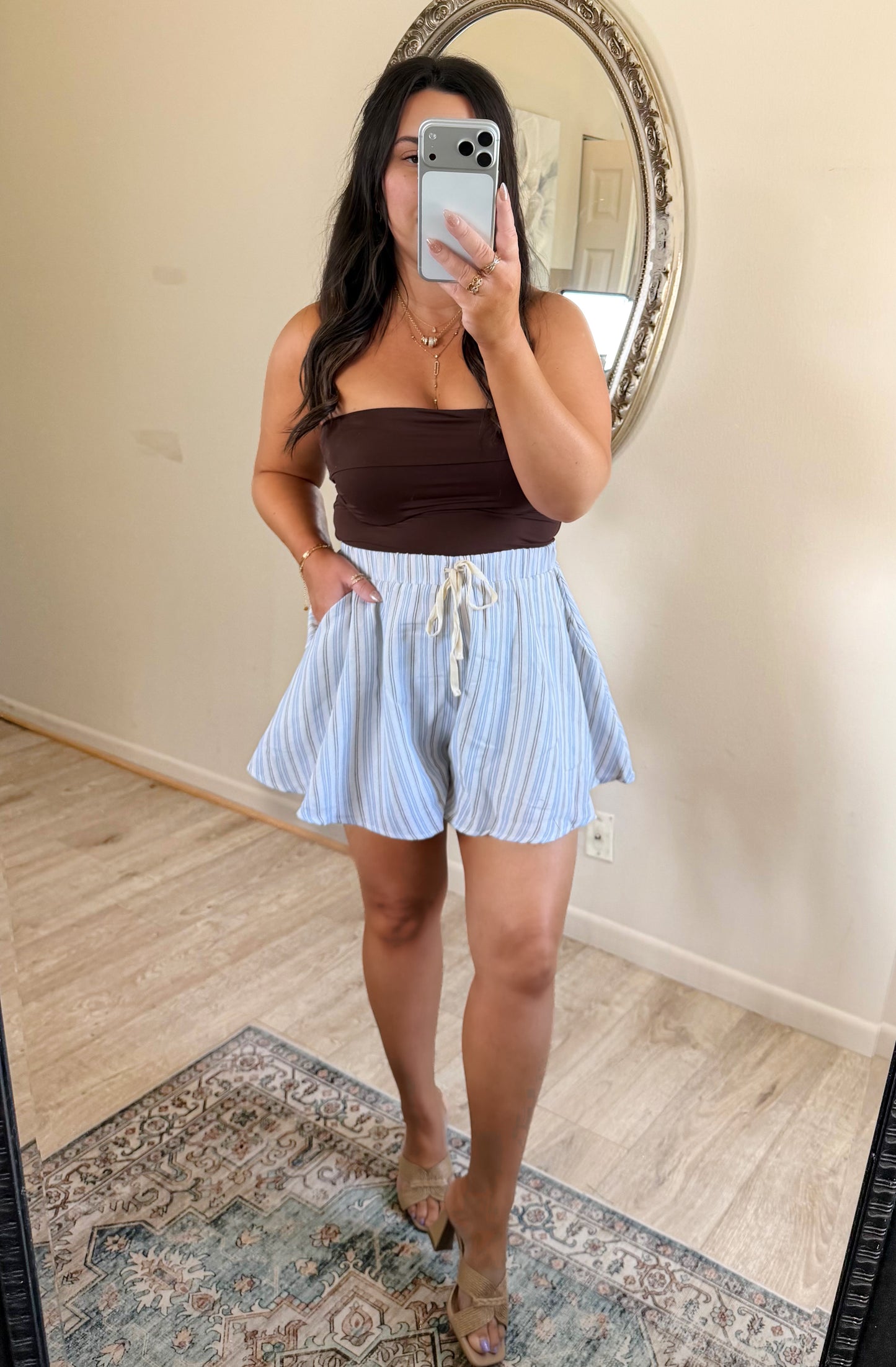 Perfectly Pinstripe Shorts