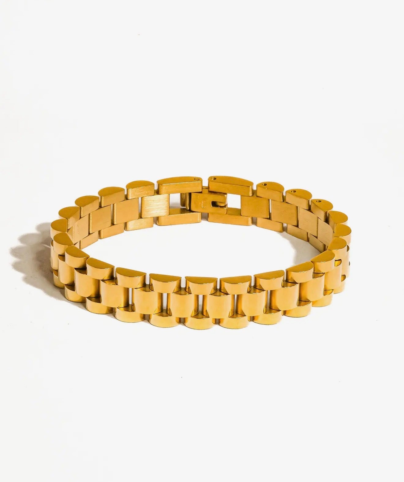 Gold Watch Band Bracelet