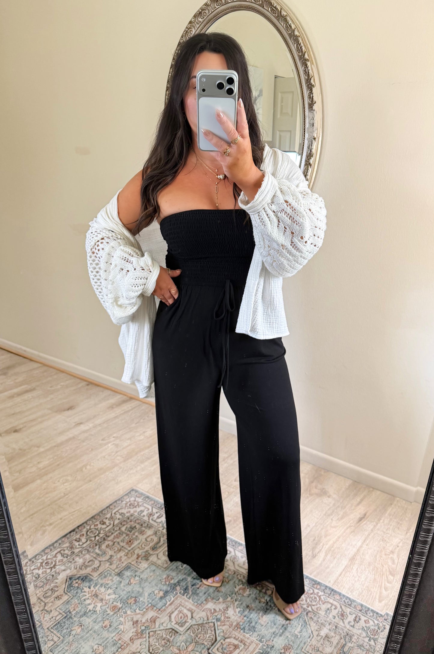 On The Go Jumpsuit in Black