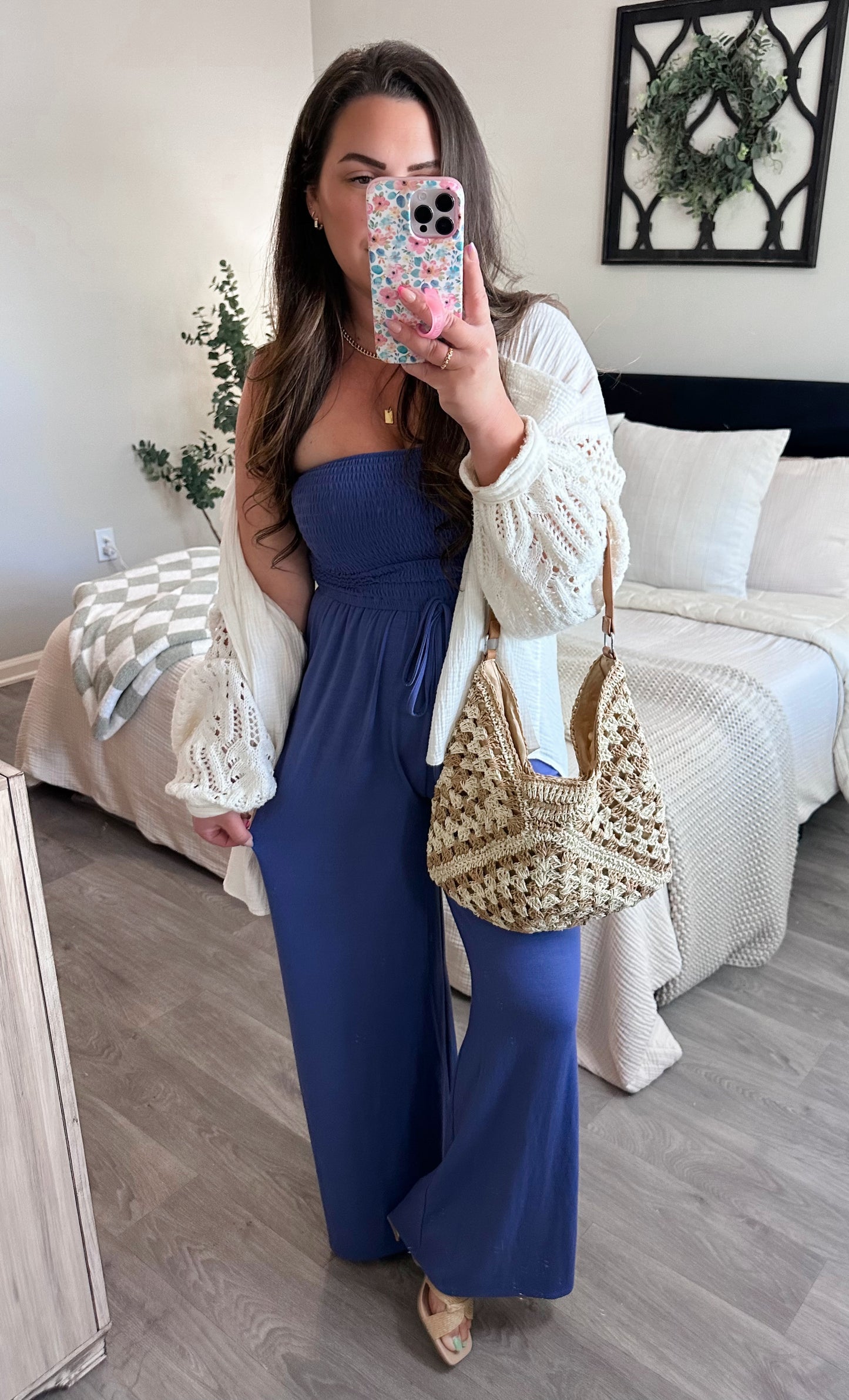 On The Go Jumpsuit in Marlin Blue