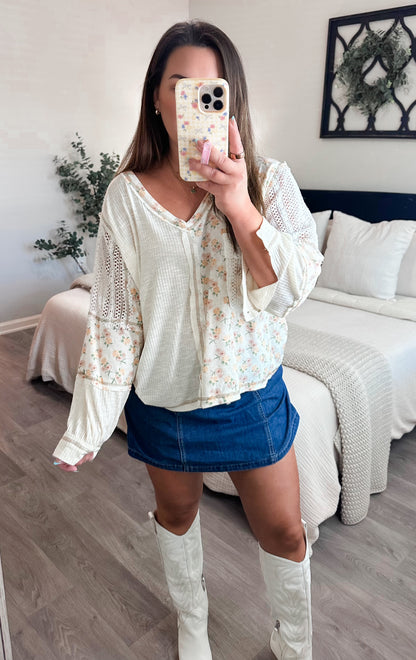 Dandelion Lace Long Sleeve