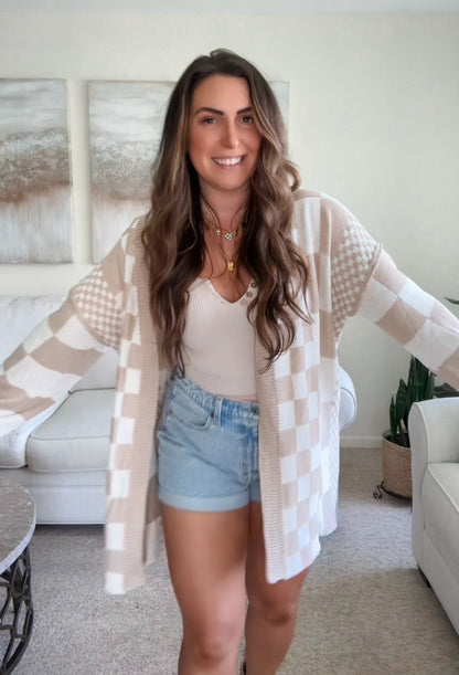 Checkmate Cardigan