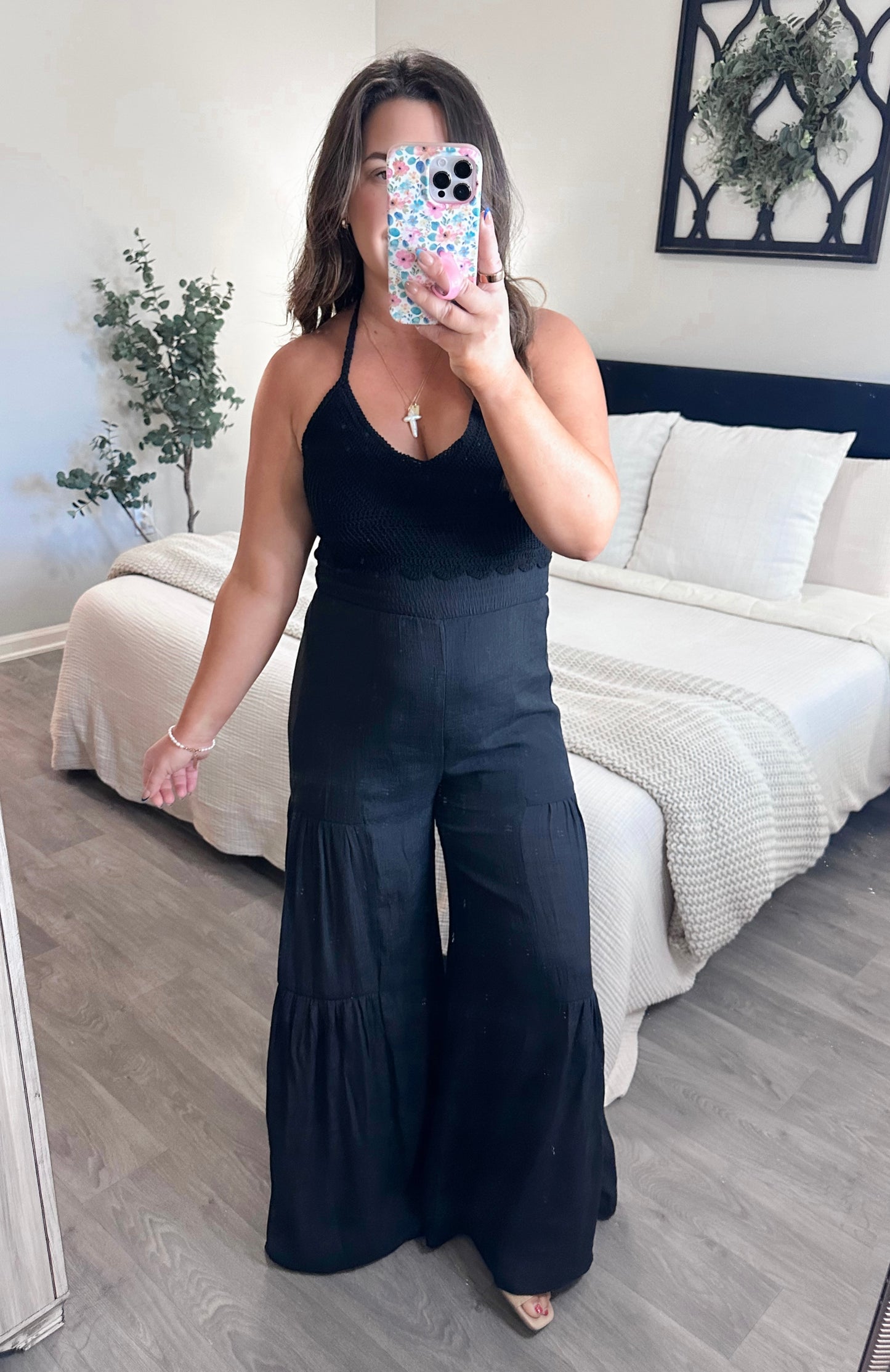 Noir Halter Jumpsuit