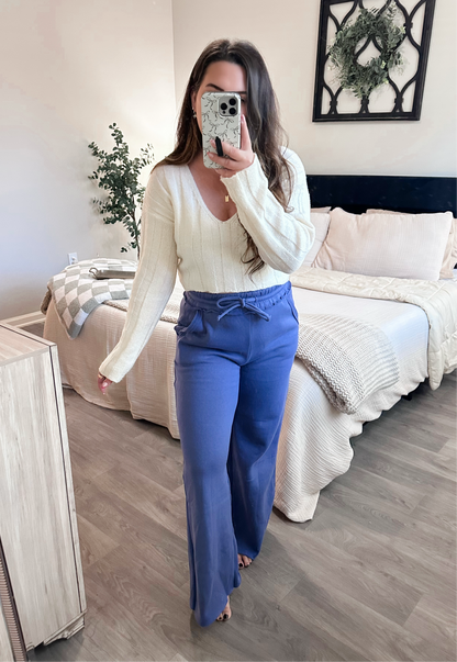 Cloud Nine Lounge Pants in Marlin Blue