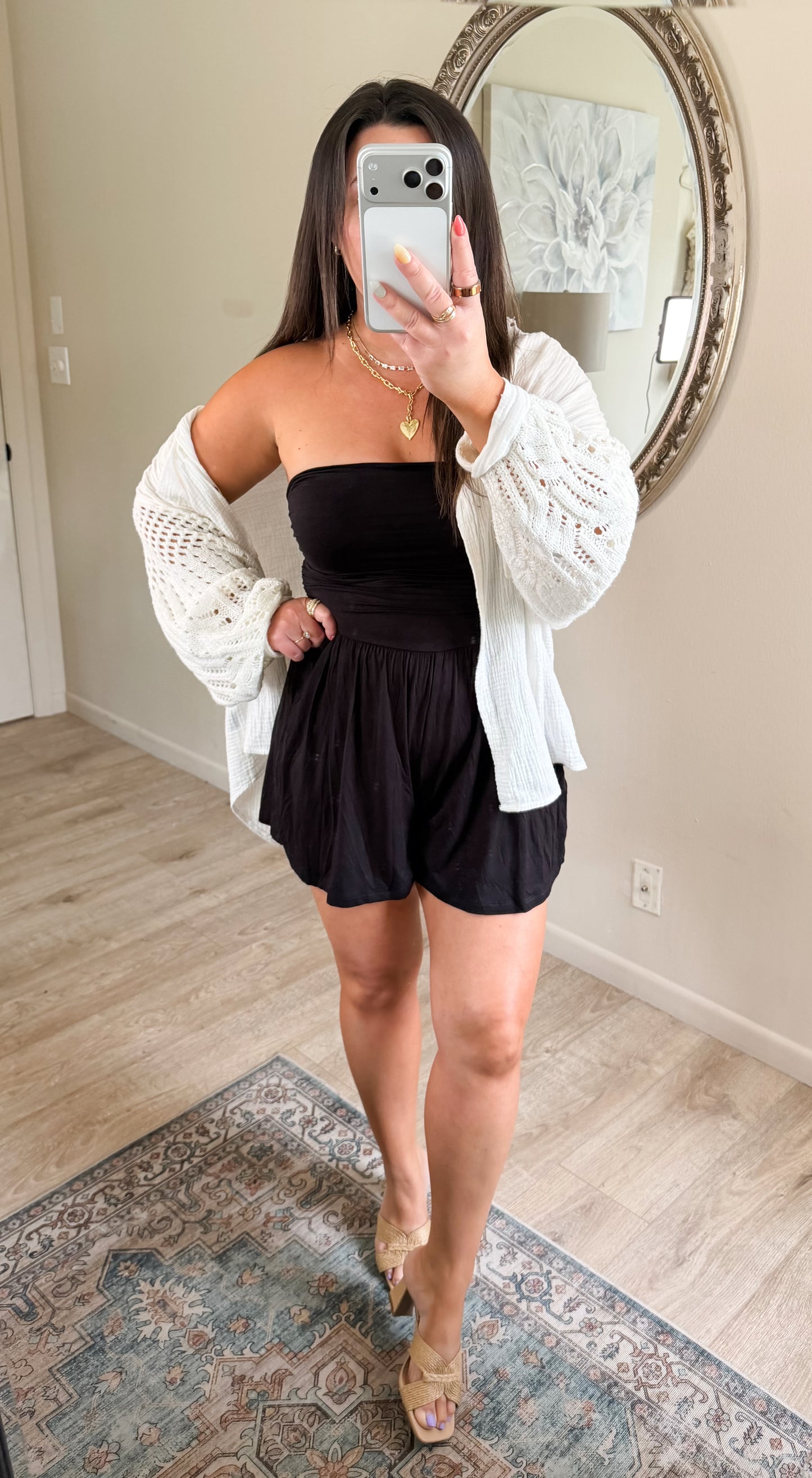 On The Go Romper in Black