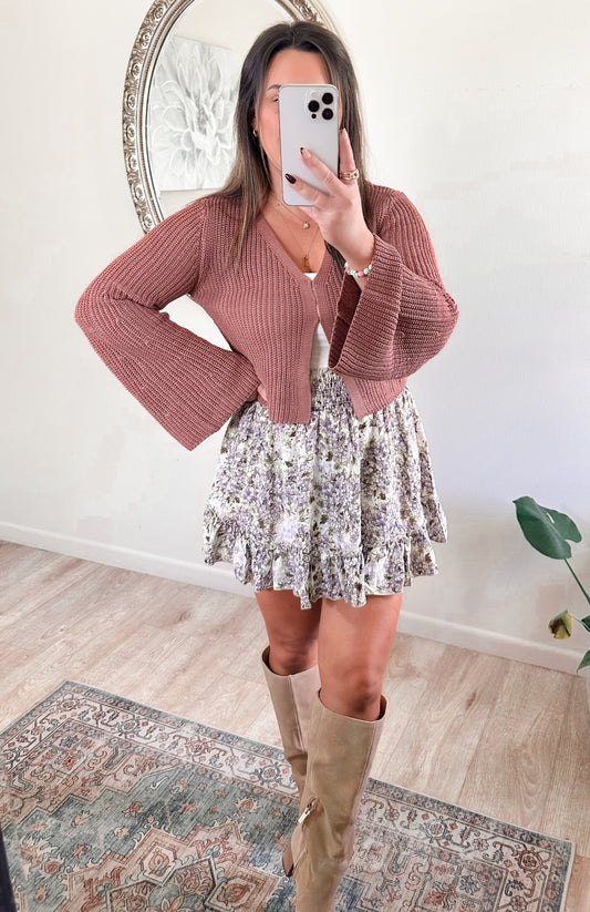 Moonlit Moments Top in Mauve