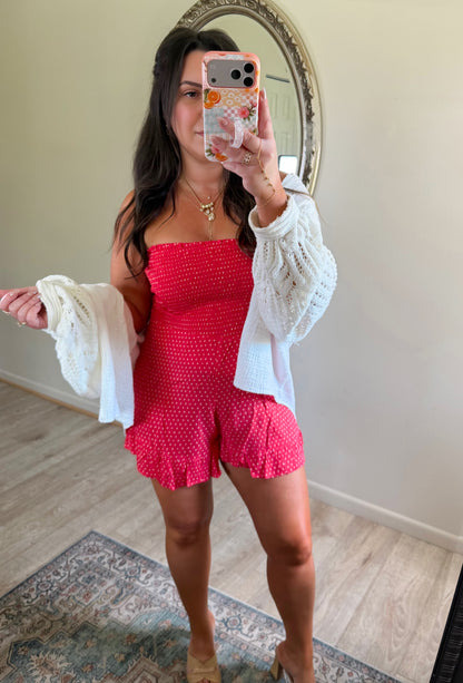 Sunset Dottie Romper