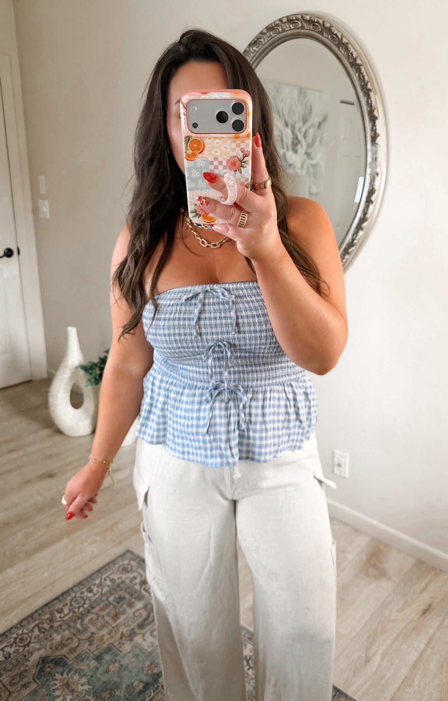 Bluebell Picnic Top