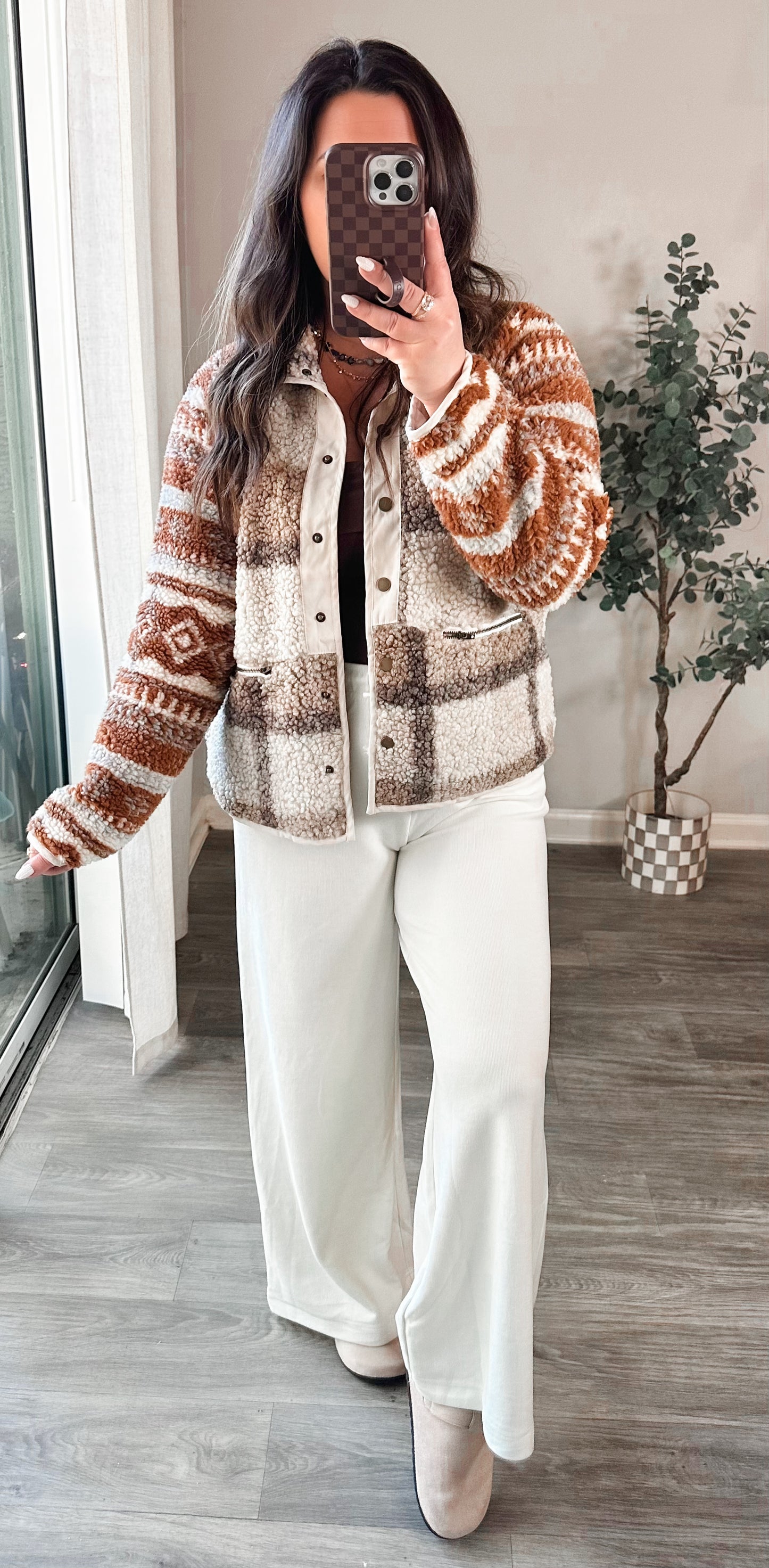 Mesa Contrast Sherpa Jacket