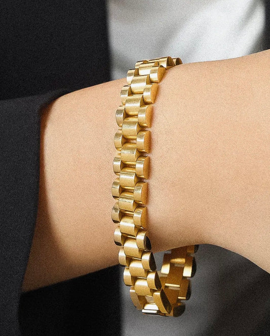 Gold Watch Band Bracelet