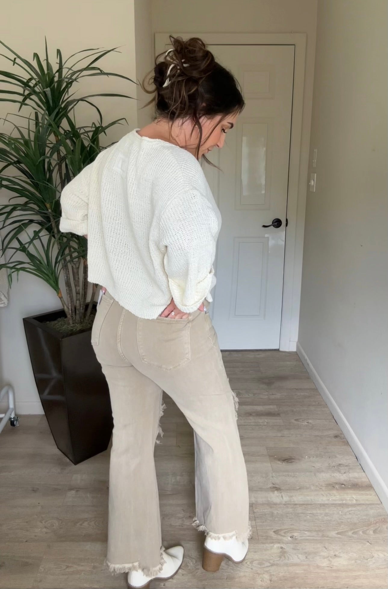 Desert Sands Distressed Pants